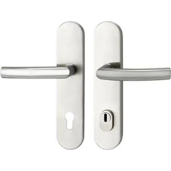 Bezpečnostní sada RIGA, klika-klika, PZ 92mm, se zakrytím vložky, nerez, RC2