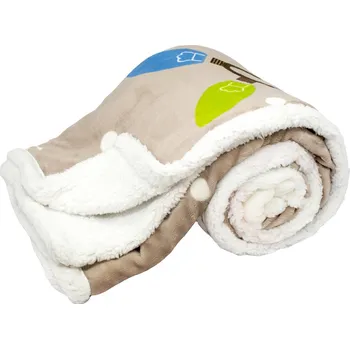 deka ARÔME HOME Mikroflanelová deka, Winter Glow hnědá ARÔME HOME