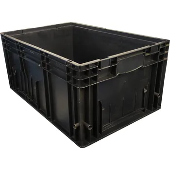 Přepravka na jídlo Přepravka KLT-6280, 60 x 40cm Barva: Černá 60 x 40 cm