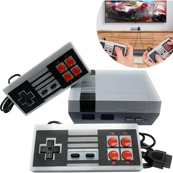 Herní konzole RETRO HERNÍ KONZOLE K TV AV 620 HER + 2 OVLADAČE, RŮZNÉ HRY, VELKÝ SET