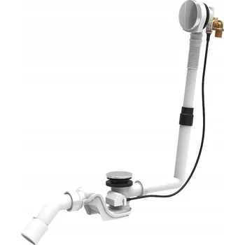 Sifon Roca Savi vanový sifon s napouštěním přepadem, chrom