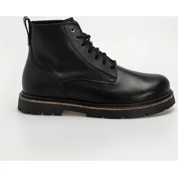 Pánské tenisky Birkenstock Highwood Lace Mid Natural Leather Regular (black) 41, černá