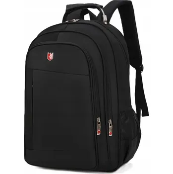 Městský batoh Elegantní městský batoh Bivacc UrbanTrail L černý VYZTUŽENÝ PRO NOTEBOOK