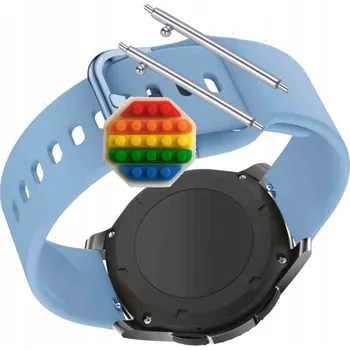 Pouzdro na mobilní telefon Pásek Řemínek pro Taopodo Chytré Hodinky, Silikon Modrý Poutko, nastavitelný