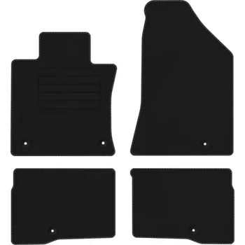 autokoberec Kobercové rohože Edecor velurové 4 ks
