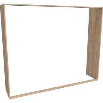 Šatní skříň Orámování skříně AIDA pro 3 oddíly Dekor: Dub natur (dub sonoma)