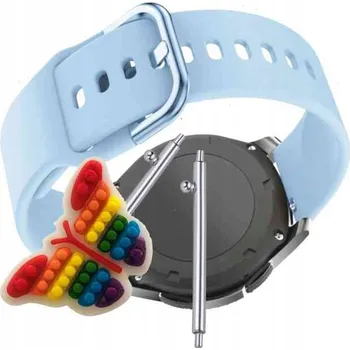 Pouzdro na mobilní telefon Pásek Řemínek pro Cubot C29 AI Chytré Hodinky, silikonová modrá smyčka, nastavitelný