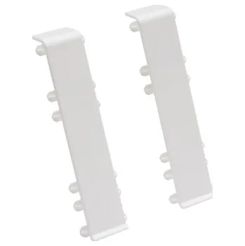 Podlahová lišta Spojka Cezar PVC 20 x 75, délka 3 cm, bílá