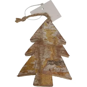Vánoční dekorace Vánoční závěs stromeček dřevěný