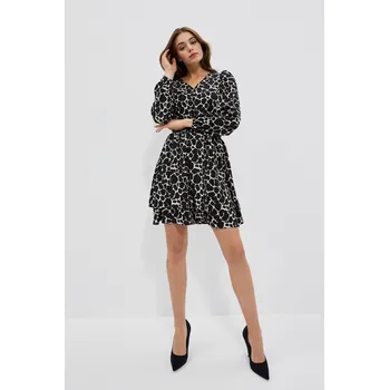 Dámské šaty DÁMSKÉ ŠATY L-SU-4012 L.Béžový Moodo černá | šedá | krémová 2182705