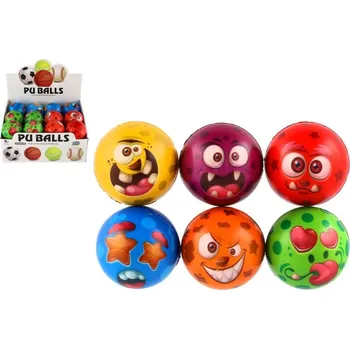 Dětský míč Míček monster pěnový 7,5cm - mix variant či barev