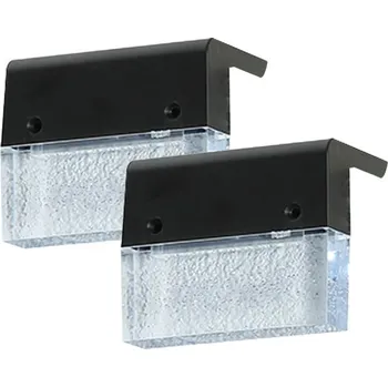 Venkovní osvětlení Venkovní solární LED osvětlení Immax DECK se světelným čidlem 3500K RGB, 1W, IP65, 2ks