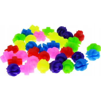 Dětské navlékací korálky KORÁLKY NA DRÁTY KULIČKY DO KOLA PRO DĚTI N