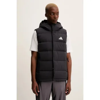 Pánská vesta Péřová vesta adidas Helionic černá barva, zimní, JN2118 99X, vel. L