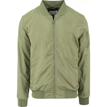 Light Bomber Jacket olivová Urban Classics kaki 1755858