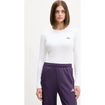 Tričko s dlouhým rukávem Dickies bílá barva, DK0A87QA 00X, vel. M