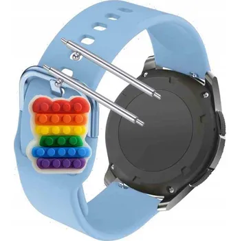 Pouzdro na mobilní telefon Pásek Řemínek pro Colmi P15, Silikon Modrý Poutko, nastavitelný