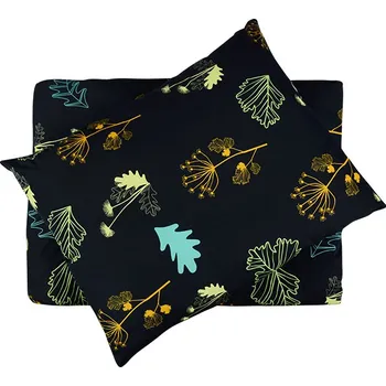 Povlečení Povlečení z mikrovlákna s bavlněným efektem prodloužené LIVA černé