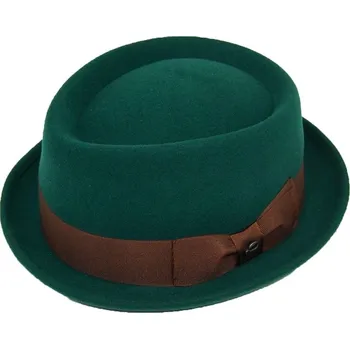 Klobouk Klobouk Porkpie Zelený - M (57 cm)