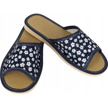 Dámské pantofle Domácí Pantofle Látkové Horalské Regionální Pantofle Bamboše Nazouváky 35