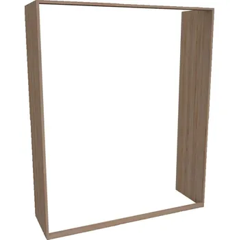 Šatní skříň Orámování skříně AIDA pro 2 oddíly Dekor: Dub grande