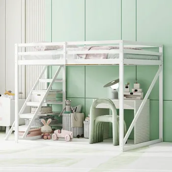 Postel Jednolůžková dřevěná postel Arhatreya 140x200 cm bílá