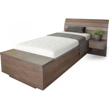 Postel Salina box nohy P 200*90 cm DD dub světlý/Eiche hell 9B