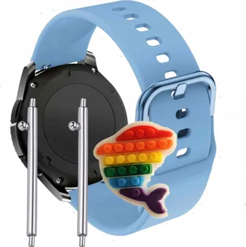 Pouzdro na mobilní telefon Řemínek Řemínek pro Forever IGo Pro JW-200, Silikonový Modrý Smyčka, nastavitelný