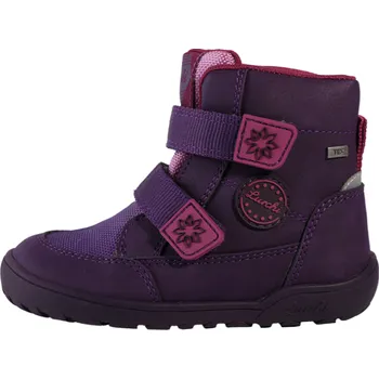 Dětské zimní barefoot boty Lurchi Jessy s membránou, na suchý zip, fialové | Botonozka.cz Velikost: 31