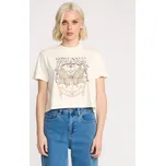 triko VOLCOM Dial Crop BONE velikost oblečení M