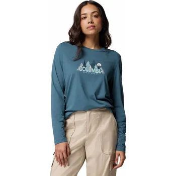 Columbia Ruby Springs™ Graphic LS Tee W 2135241429 - everblue/colorful treescape XS
