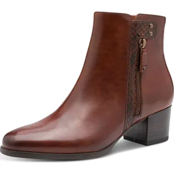 Dámské kozačky Tamaris Dámská kotníková obuv TAMARIS 25367-45-311 hnědá W5 41