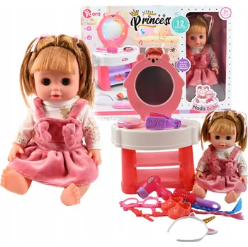 Panenka PANENKA MIMINKO JAKO ŽIVÁ REALISTICKÁ SMĚJE SE PLÁČE ZAVÍRÁ OČI TOALETKA