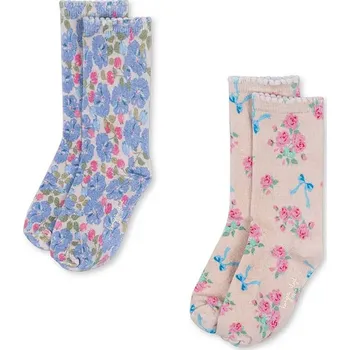Dětské ponožky Konges Sløjd 2 PACK PRINTED SOCKS 2-pack modrá barva, KS103646 KS103646.9BYA 50X, vel. 19/21