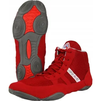 Pracovní obuv LA SPORT ZÁPASNICKÉ BOTY KRAV MAGA BOX MMA 35 červené (červená)