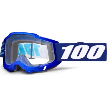 Motocyklové brýle ACCURI 2, 100% brýle 2028, čiré plexi