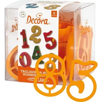 Decora Sada vykrajovátek - velká čísla