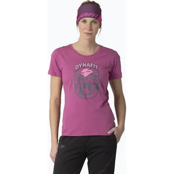 Dámské tričko DYNAFIT Graphic Co magenta/horizon