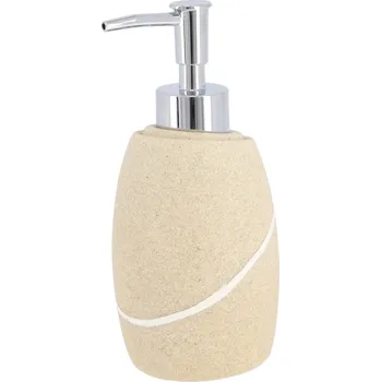 Dávkovač mýdla Dávkovač mýdla Caldarela, písková/s chromovými prvky, 240 ml