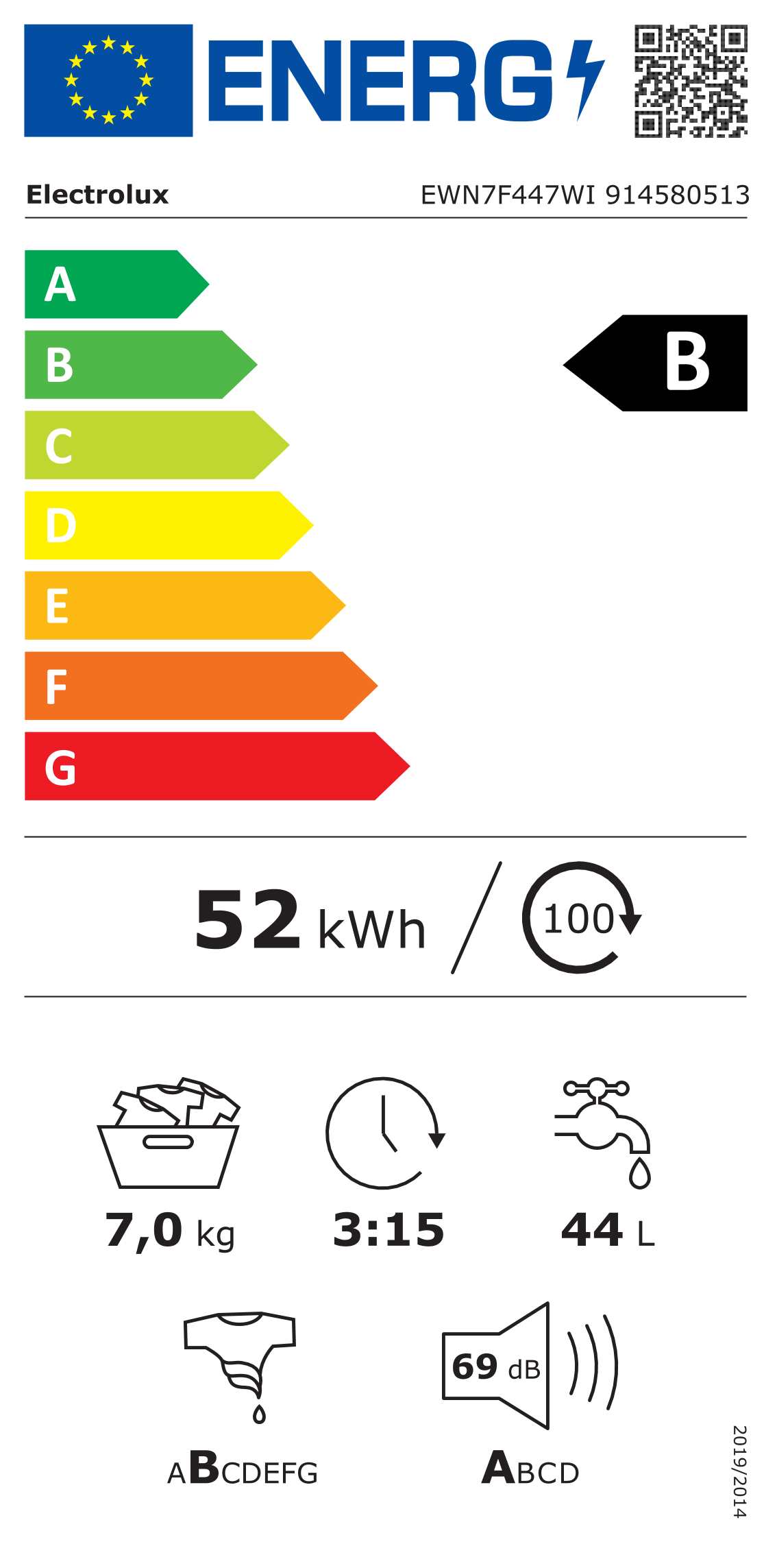 Fotografie 6 - Pračka Electrolux EWN7F447WI