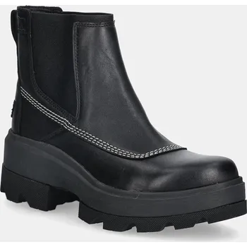 Dámská zimní obuv Kožené kotníkové boty Sorel JOAN FRWD CHELSEA 2138421010 černá 99X, EUR 37