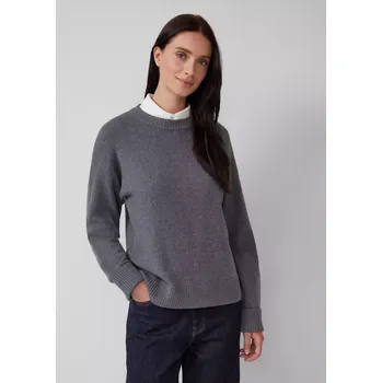 Dámská móda s.Oliver svetr s příměsí vlny šedý Velikost: 42