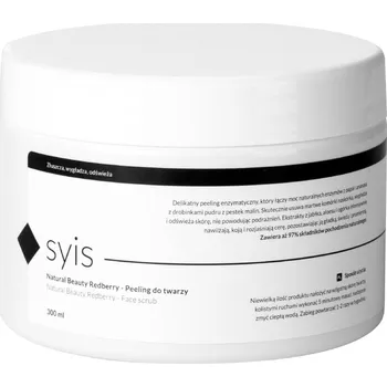 Pleťový peeling Syis Natural Beauty pleťový peeling s červenými bobulemi 300 ml
