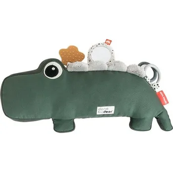 Done by Deer Tummy time activity toy Croco green