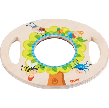 Dřevěná hračka Goki dětská dřevěná lupa XL