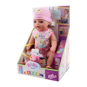 Panenka Baby born lena 36 cm panenka se 7 funkcemi a příslušenstvím