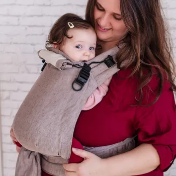 Moisha HuGo Pastel Mono Tiramisu se lnem