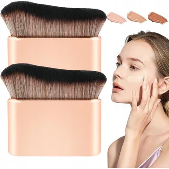 Kosmetický štětec KOSMETICKÝ ŠTĚTEC NA BLENDOVÁNÍ MAKE-UPU A BRONZERU - HUSTÉ ŠTĚTINY