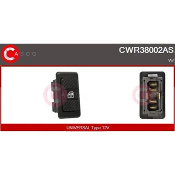 Spínač, zvedací zařízení oken CASCO CWR38002AS