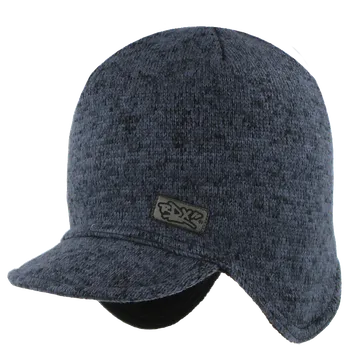 Kojenecká čepice RDX Zimní čepice na uši s kšiltem Tm. modrá Vel. 4